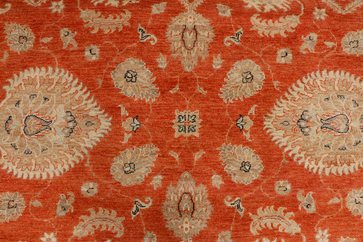Orange Red Ziegler 8' 2 x 9' 10 - No. 37839 - ALRUG Rug Store