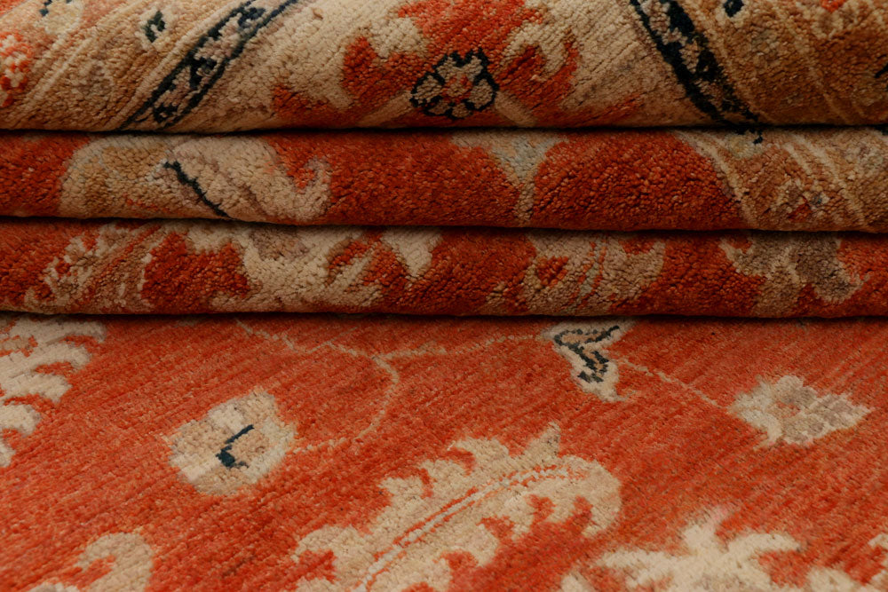 Orange Red Ziegler 8' 2 x 9' 10 - No. 37839 - ALRUG Rug Store