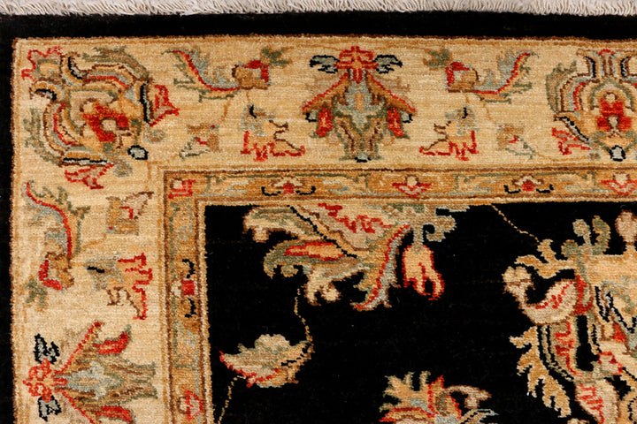 Black Oushak 4' x 5' 11 - No. 37847 - ALRUG Rug Store