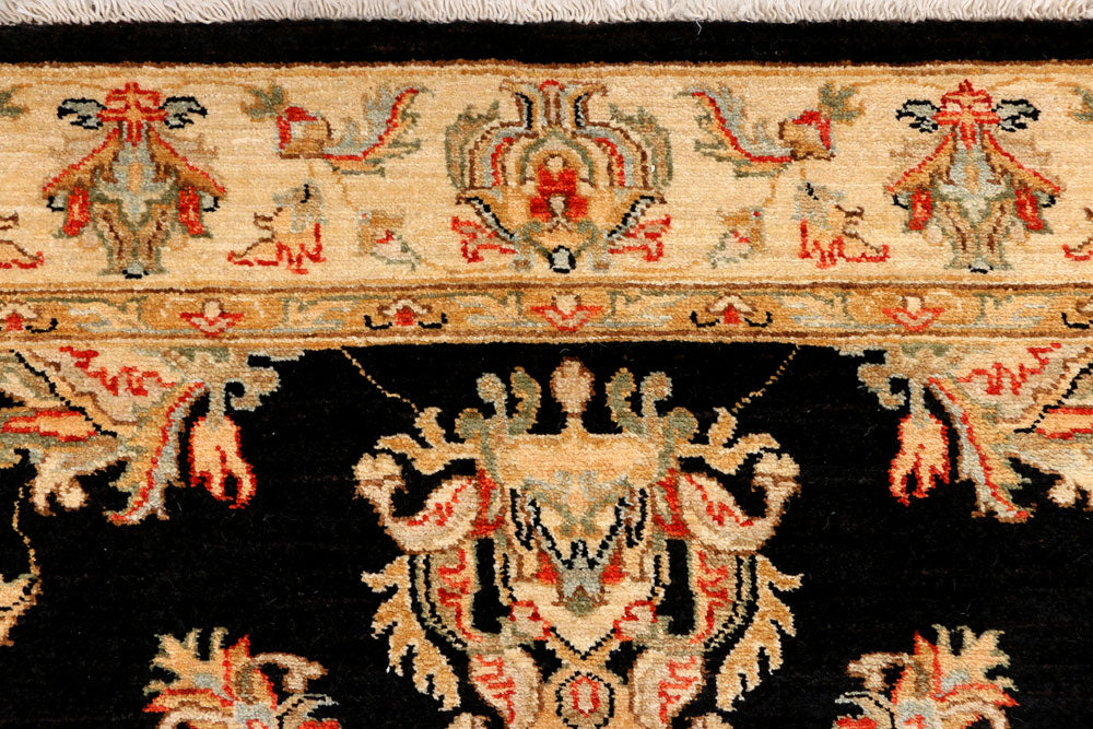 Black Oushak 4' x 5' 11 - No. 37847 - ALRUG Rug Store