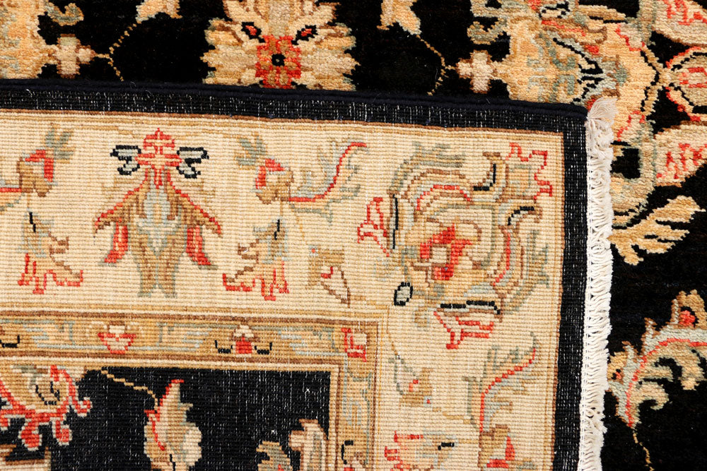 Black Oushak 4' x 5' 11 - No. 37847 - ALRUG Rug Store