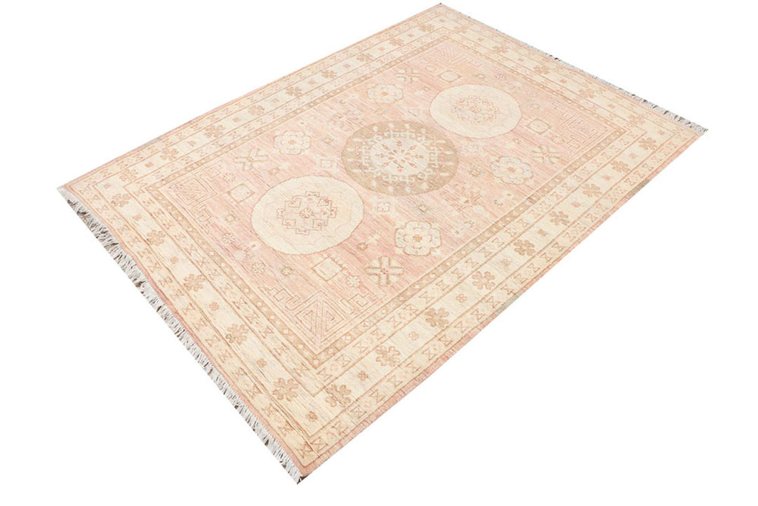 Bisque Oushak 4' 2 x 5' 7 - No. 37848