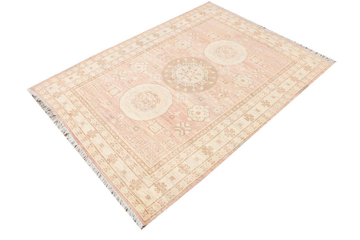 Bisque Oushak 4' 2 x 5' 7 - No. 37848