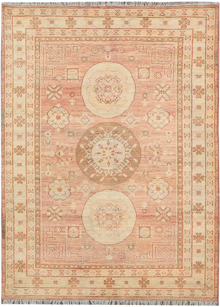 Bisque Oushak 4' 2 x 5' 7 - No. 37848