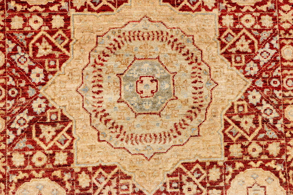 Firebrick Mamluk 4' 1 x 6' 4 - No. 37856 - ALRUG Rug Store