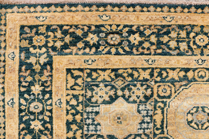 Cadet Blue Mamluk 4' 1 x 5' 11 - No. 37857 - ALRUG Rug Store