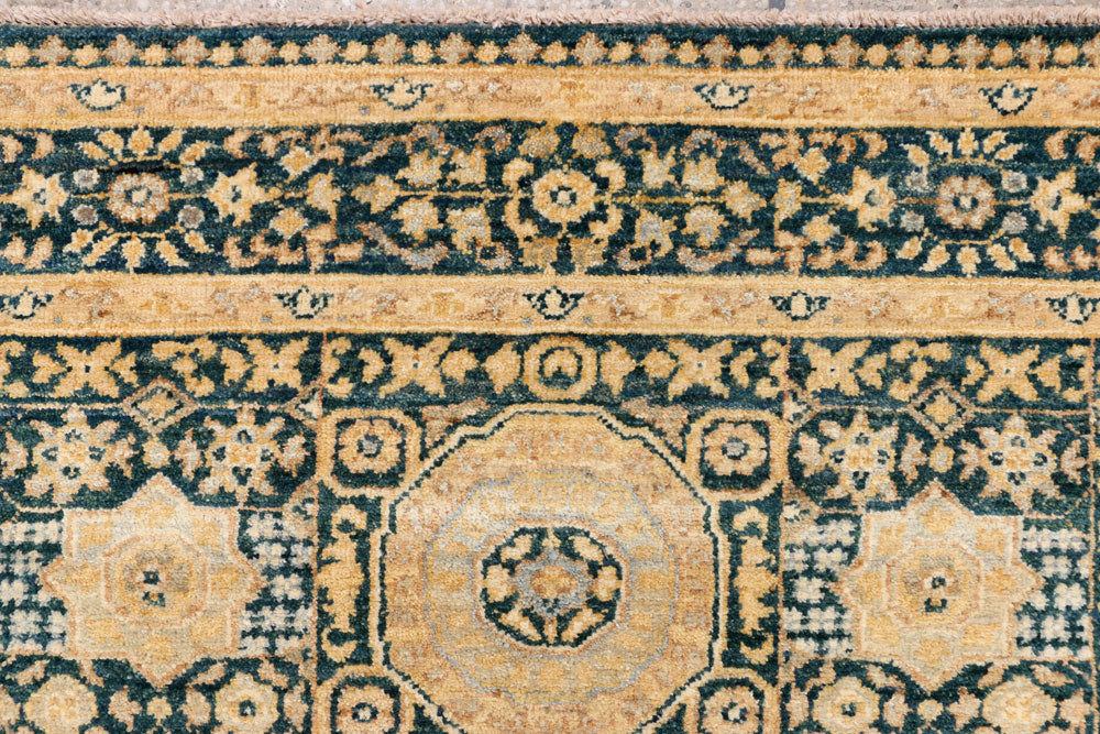 Cadet Blue Mamluk 4' 1 x 5' 11 - No. 37857 - ALRUG Rug Store