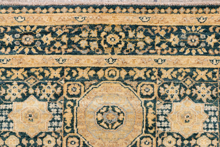 Cadet Blue Mamluk 4' 1 x 5' 11 - No. 37857 - ALRUG Rug Store