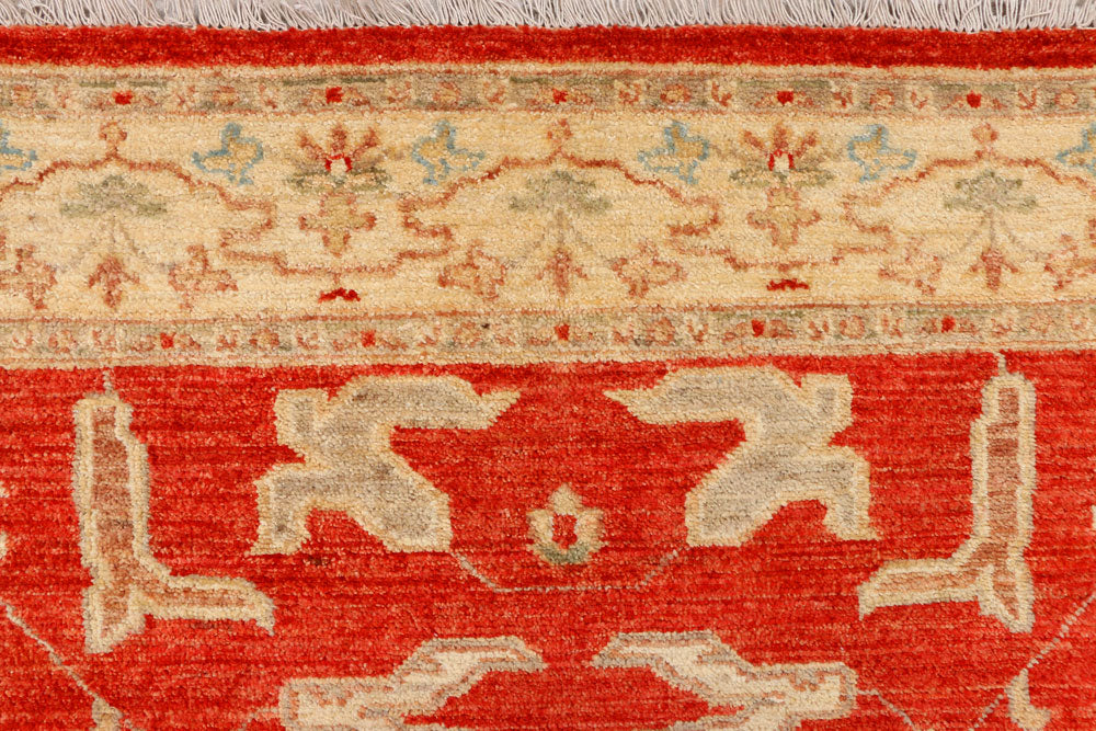 Red Oushak 4' x 6' 2 - No. 37859 - ALRUG Rug Store