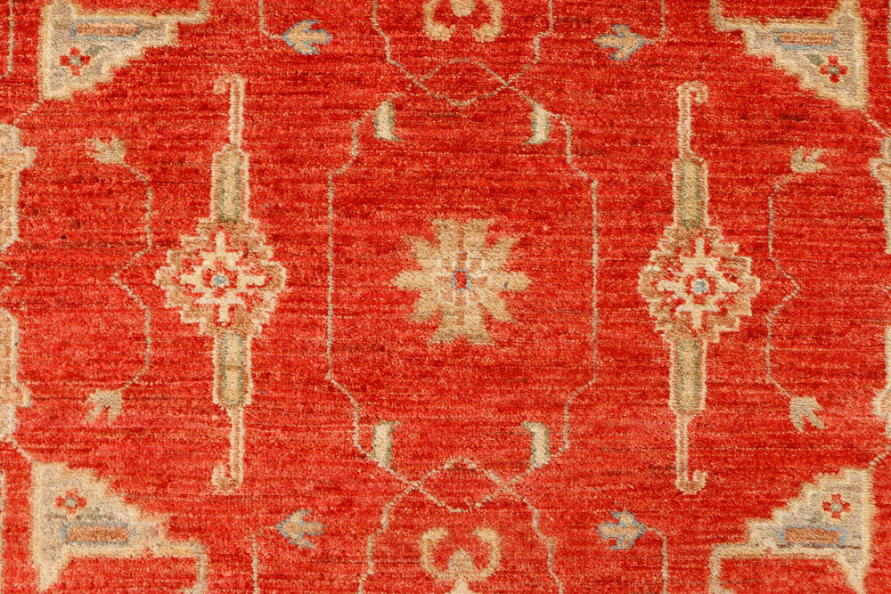 Red Oushak 4' x 6' 2 - No. 37859 - ALRUG Rug Store