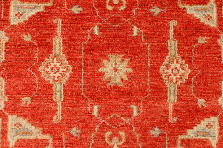 Red Oushak 4' x 6' 2 - No. 37859 - ALRUG Rug Store