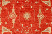 Red Oushak 4' x 6' 2 - No. 37859 - ALRUG Rug Store