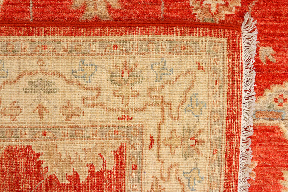Red Oushak 4' x 6' 2 - No. 37859 - ALRUG Rug Store