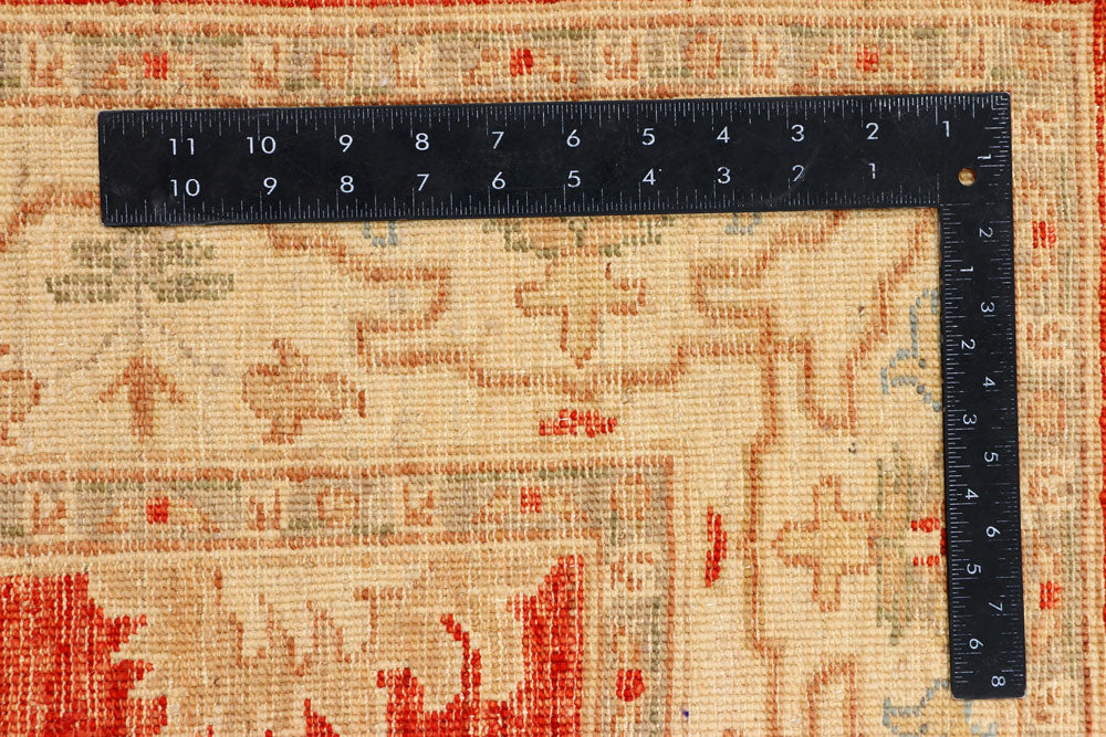 Red Oushak 4' x 6' 2 - No. 37859 - ALRUG Rug Store