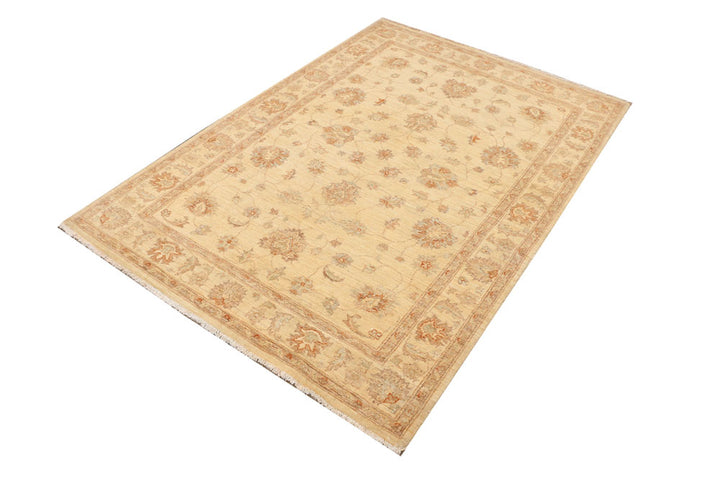 Wheat Ziegler 4' 2 x 5' 10 - No. 37860 - ALRUG Rug Store