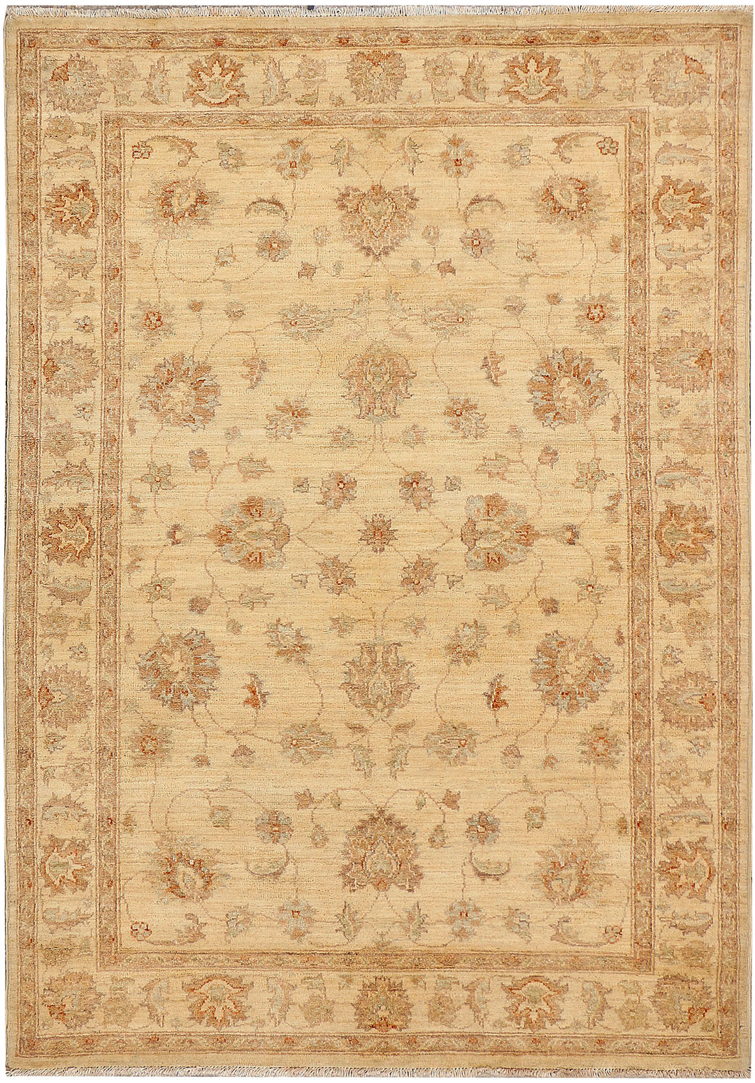 Wheat Ziegler 4' 2 x 5' 10 - No. 37860 - ALRUG Rug Store
