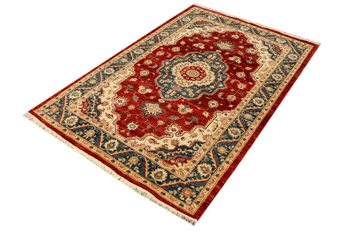 Firebrick Serapi 4' 2 x 6' 1 - No. 37861 - ALRUG Rug Store