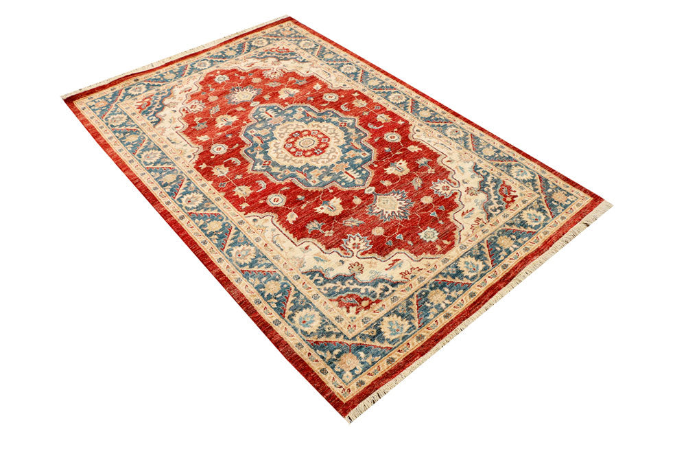 Firebrick Serapi 4' 2 x 6' 1 - No. 37861 - ALRUG Rug Store