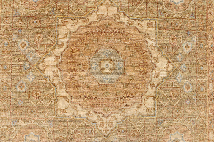 Dark Goldenrod Mamluk 4' 2 x 6' 4 - No. 37867 - ALRUG Rug Store