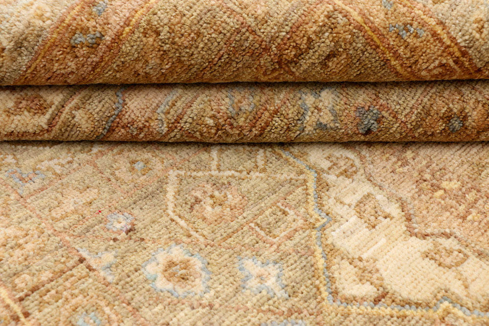 Dark Goldenrod Mamluk 4' 2 x 6' 4 - No. 37867 - ALRUG Rug Store