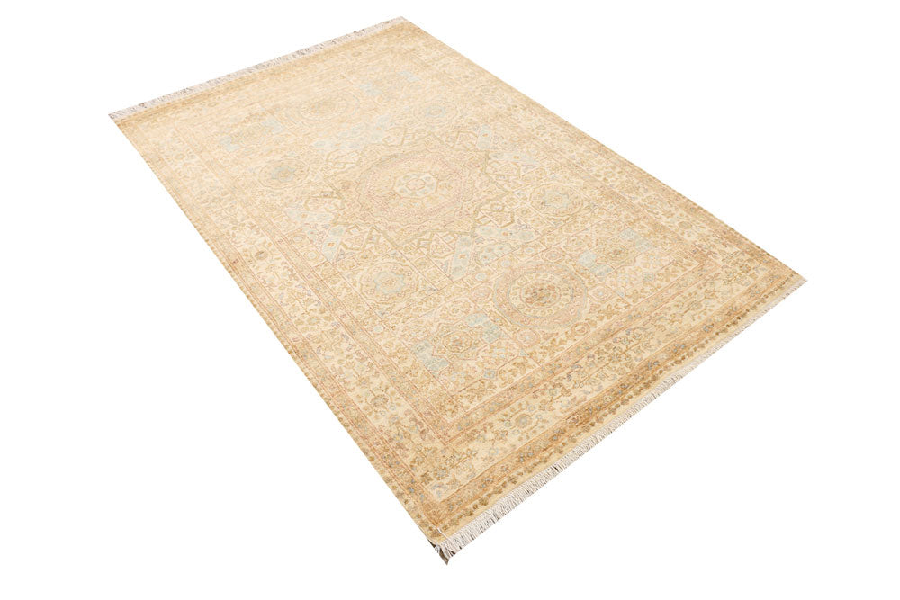 Wheat Mamluk 4' x 6' 1 - No. 37868 - ALRUG Rug Store
