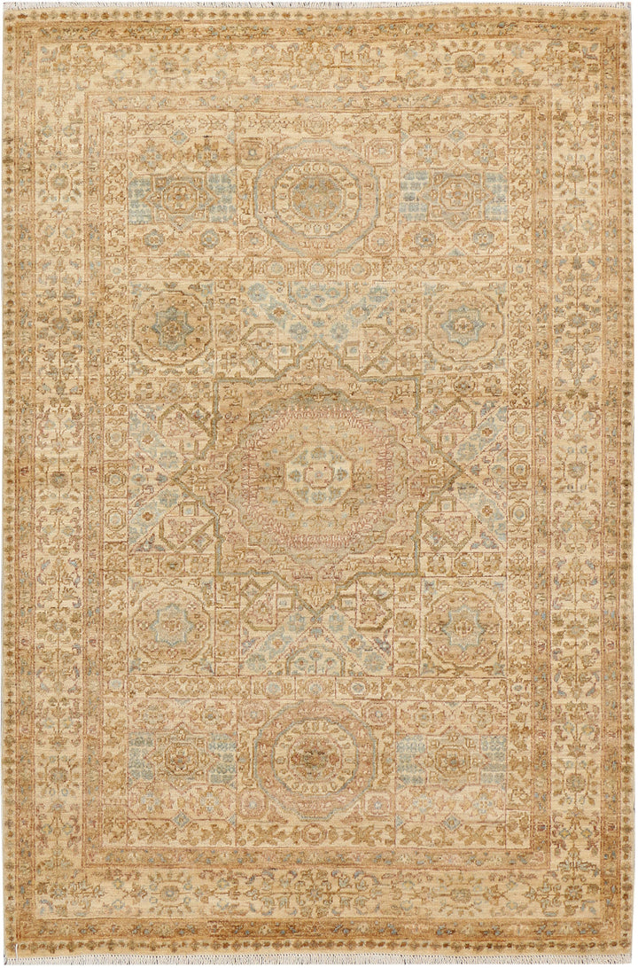 Wheat Mamluk 4' x 6' 1 - No. 37868 - ALRUG Rug Store