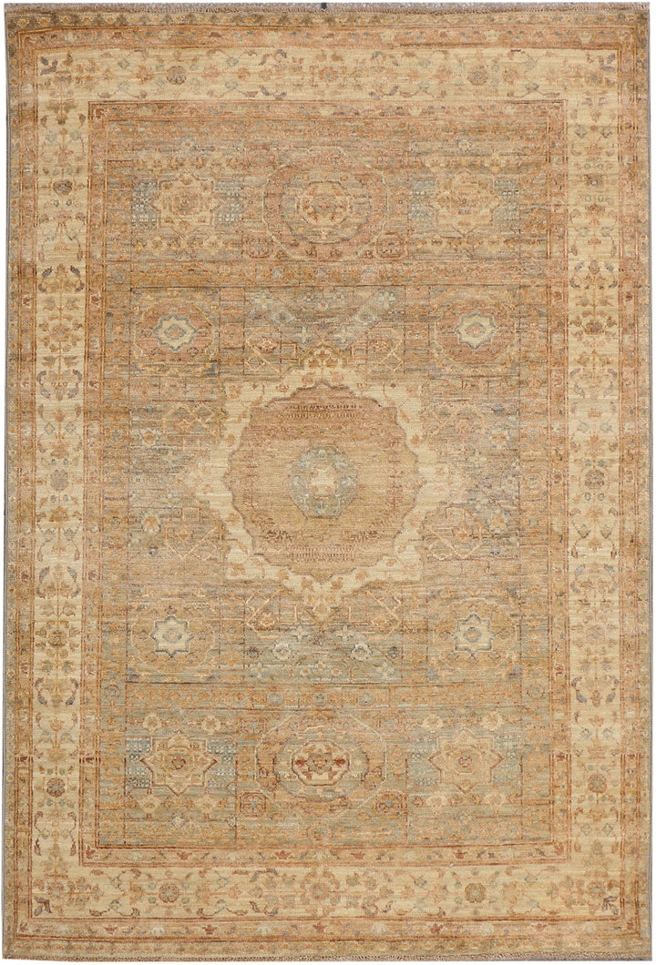 Tan Mamluk 4' 1 x 6' - No. 37871 - ALRUG Rug Store
