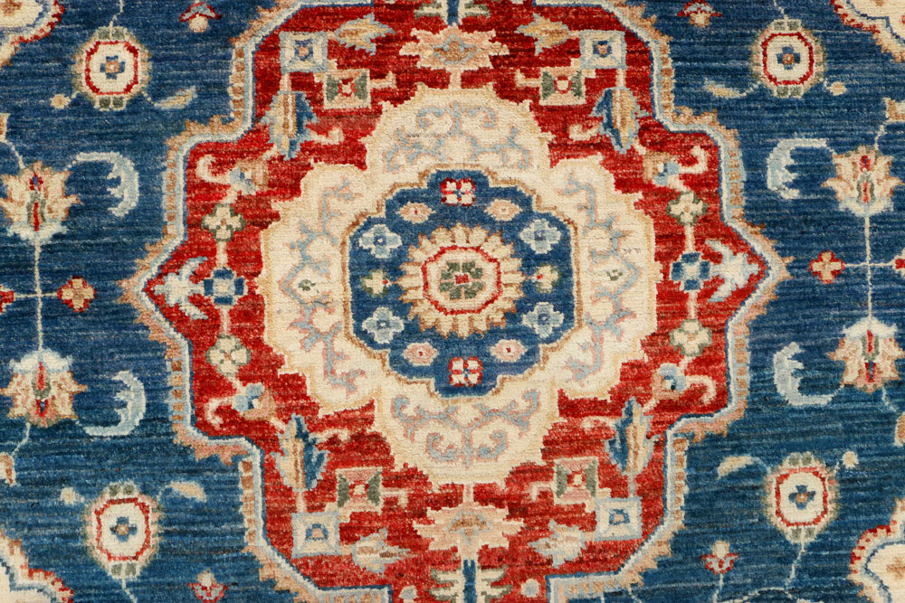 Steel Blue Serapi 4' 2 x 6' 1 - No. 37872 - ALRUG Rug Store