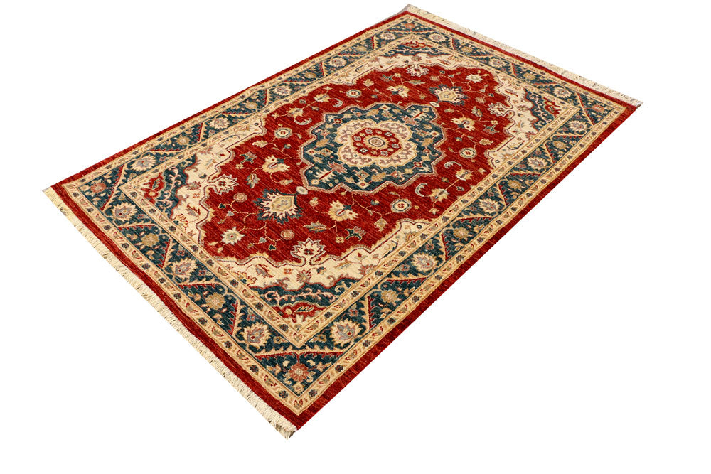 Firebrick Serapi 4' x 6' 2 - No. 37874 - ALRUG Rug Store