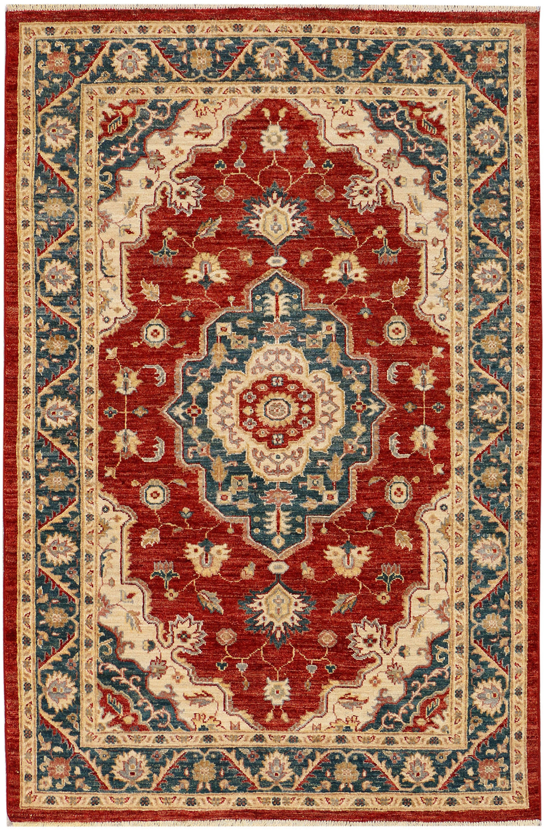 Firebrick Serapi 4' x 6' 2 - No. 37874 - ALRUG Rug Store