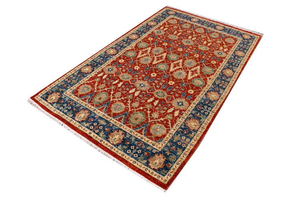 Orange Red Serapi 4' 2 x 6' 10 - No. 37876 - ALRUG Rug Store