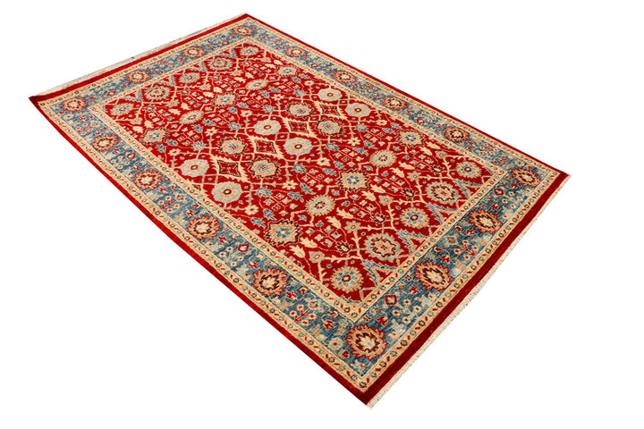 Firebrick Serapi 4' 2 x 6' 3 - No. 37881 - ALRUG Rug Store
