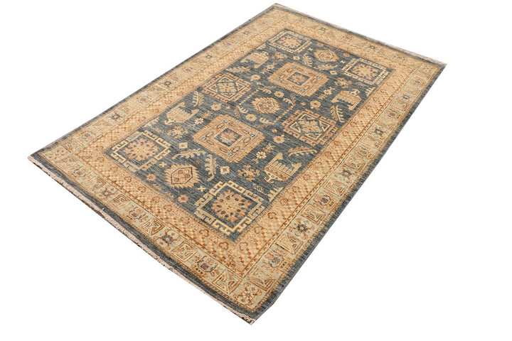 Grey Oushak 4' 1 x 6' 1 - No. 37882 - ALRUG Rug Store