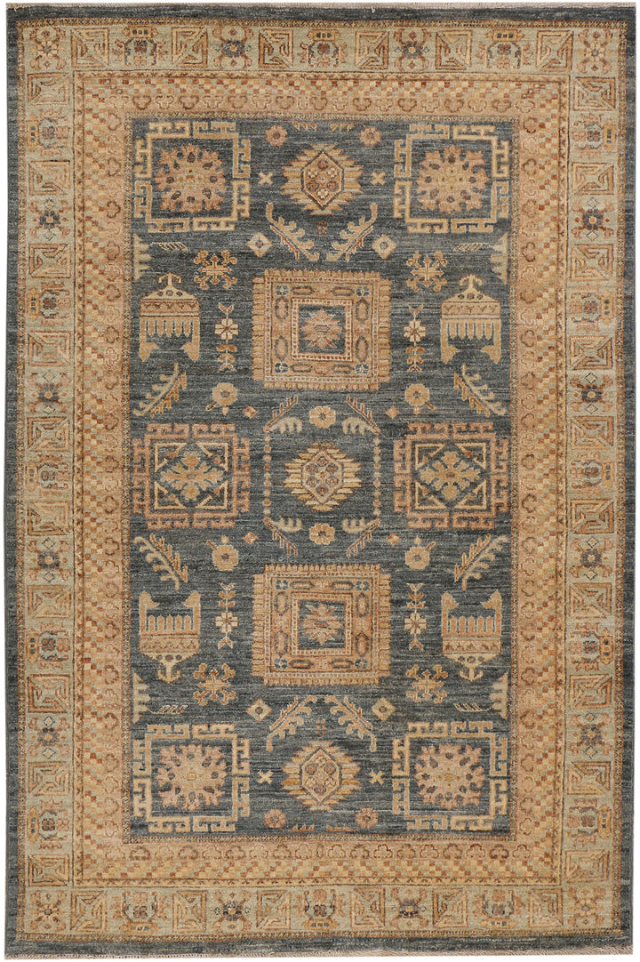 Grey Oushak 4' 1 x 6' 1 - No. 37882 - ALRUG Rug Store