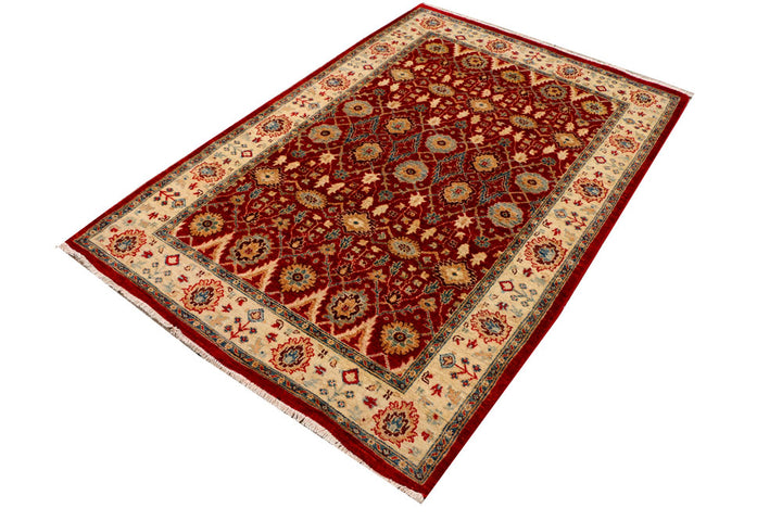 Firebrick Ziegler 4' 1 x 6' 2 - No. 37886 - ALRUG Rug Store