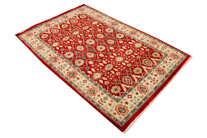 Firebrick Ziegler 4' 1 x 6' 2 - No. 37886 - ALRUG Rug Store