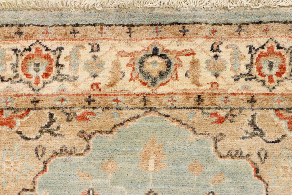 Cadet Blue Serapi 3' 1 x 5' 1 - No. 37888 - ALRUG Rug Store