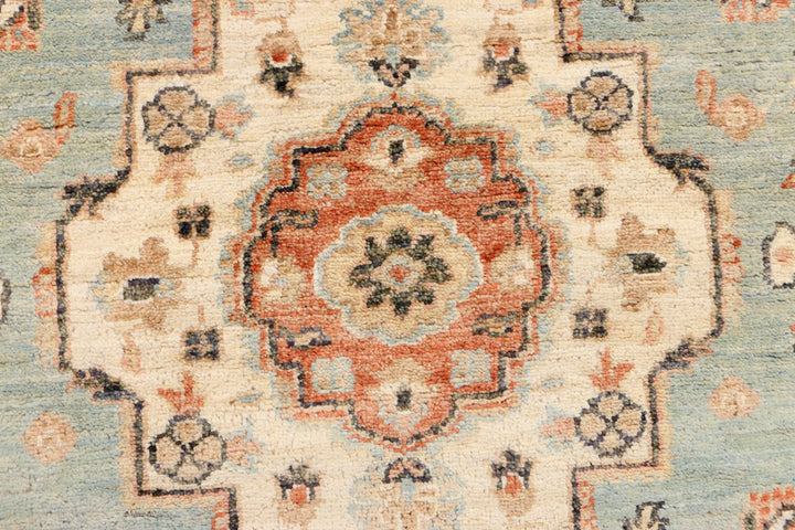Cadet Blue Serapi 3' 1 x 5' 1 - No. 37888 - ALRUG Rug Store