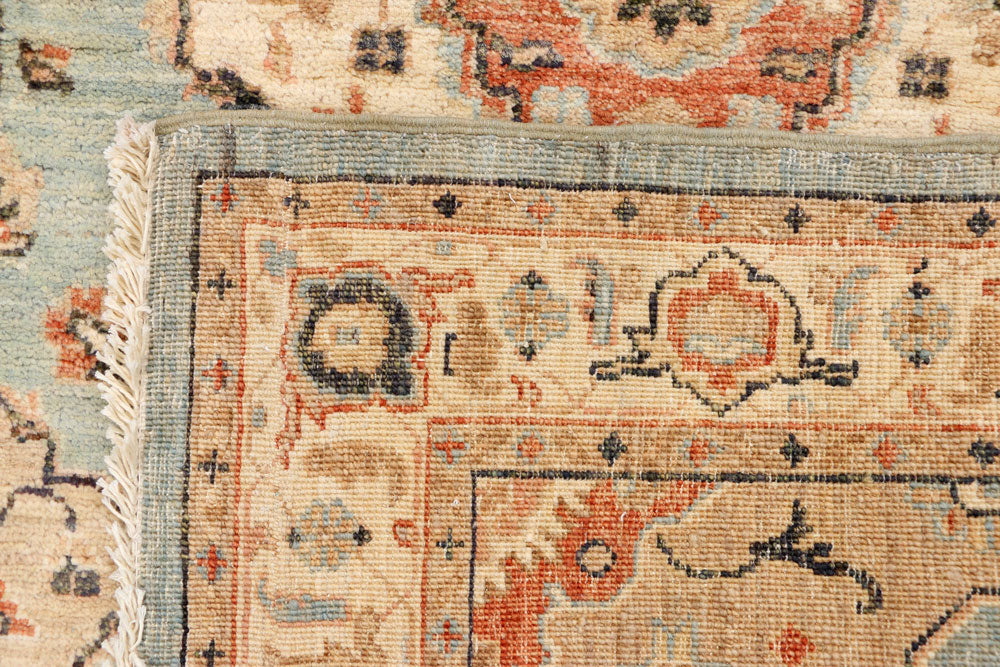 Cadet Blue Serapi 3' 1 x 5' 1 - No. 37888 - ALRUG Rug Store