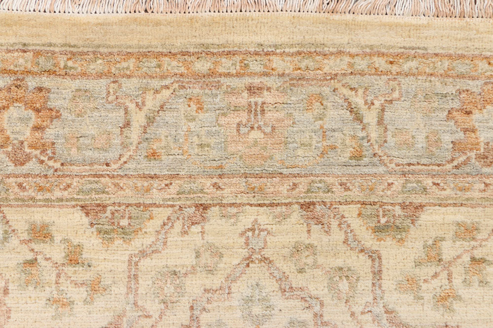 Tan Oushak 3' x 5' 3 - No. 37890 - ALRUG Rug Store