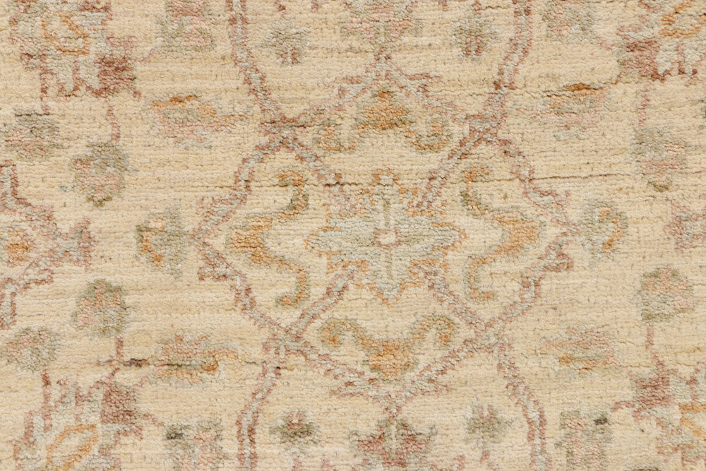 Tan Oushak 3' x 5' 3 - No. 37890 - ALRUG Rug Store