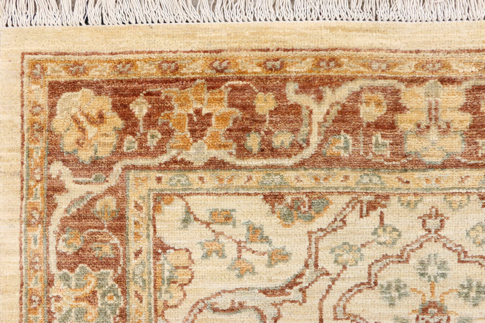 Navajo White Oushak 3' 1 x 5' 1 - No. 37891 - ALRUG Rug Store