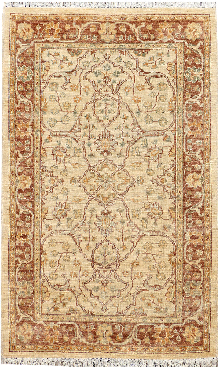 Navajo White Oushak 3' 1 x 5' 1 - No. 37891 - ALRUG Rug Store