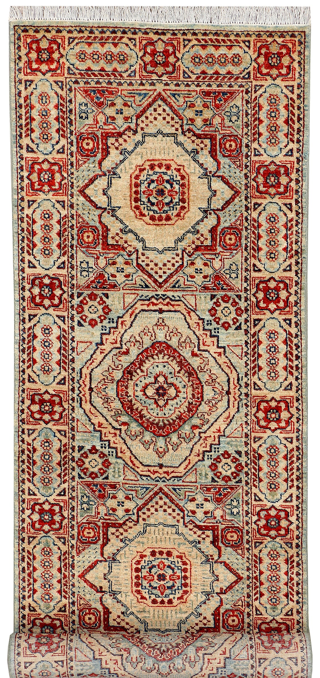 Multi Colored Mamluk 2' 8 x 9' 11 - No. 37904 - ALRUG Rug Store