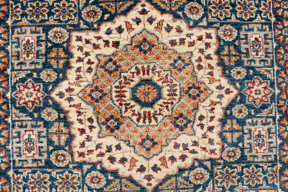 Navy Mamluk 5' 1 x 6' 11 - No. 37906 - ALRUG Rug Store