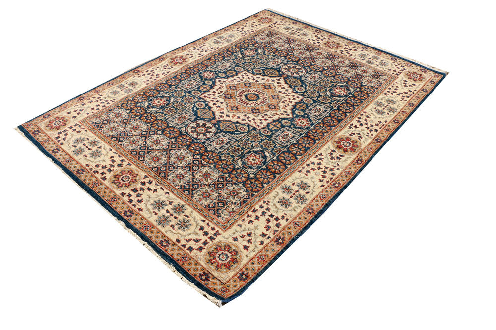 Navy Mamluk 5' 1 x 6' 11 - No. 37906 - ALRUG Rug Store