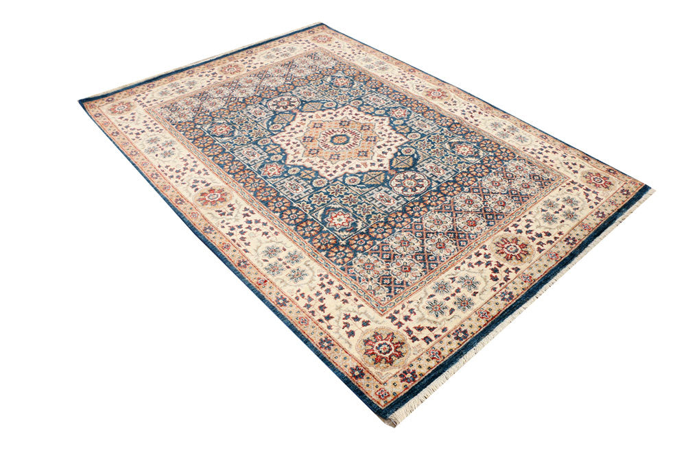 Navy Mamluk 5' 1 x 6' 11 - No. 37906 - ALRUG Rug Store