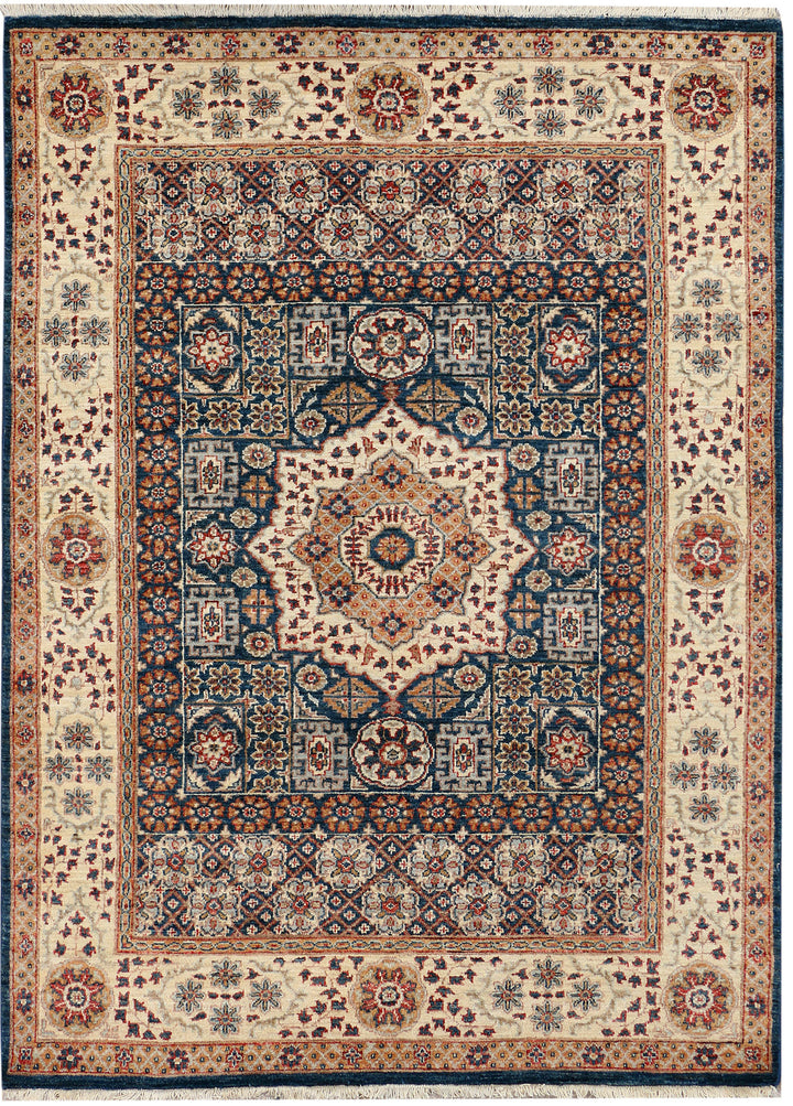 Navy Mamluk 5' 1 x 6' 11 - No. 37906 - ALRUG Rug Store