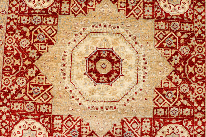 Maroon Mamluk 5' 3 x 7' 6 - No. 37908 - ALRUG Rug Store