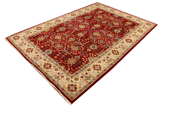 Maroon Ziegler 5' 9 x 8' 1 - No. 37927 - ALRUG Rug Store